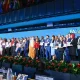 Delegasi Indonesia berfoto saat menerima rekognisi FAO atas kontribusi kerja sama Selatan-Selatan di bidang pangan dan pertanian.