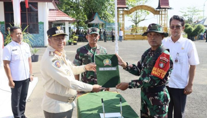 TMMD ke-126 Resmi Dimulai, Bupati Barito Kuala Tekankan Gotong Royong Bangun Desa
