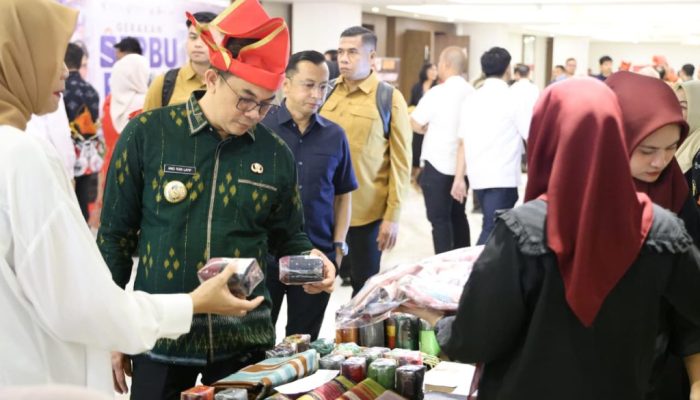 Bupati Tanah Bumbu Hadiri Launching Gerakan Serbu Pasar di Makassar