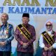 Gubernur Kalimantan Selatan H. Muhidin berpose bersama Deputi Bidang Pemenuhan Hak Anak KemenPPPA, Pribudiarta Nur Sitepu, usai menghadiri peringatan Hari Anak Nasional (HAN) 2025 di Hulu Sungai Selatan, Kalimantan Selatan. (Foto: Dok. Pemprov Kalsel)