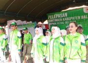 Hj. Sri Huriyati Hadi Lepas Kontingen Porprov Kalsel XII, 549 Atlet Balangan