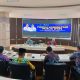 Sekretaris DiskominfoSP Tanah Bumbu berbicara dalam Forum Konsultasi Publik Standar Pelayanan Publik di Batulicin.