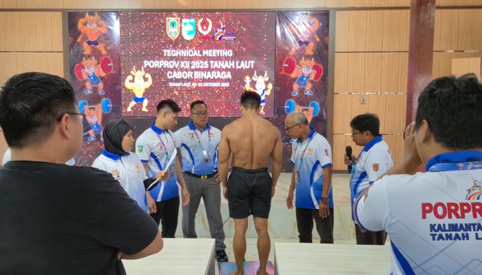 Adu Massa Otot Dimulai, 100 Atlet Binaraga Siap Bersaing di Porprov XII Tanah Laut