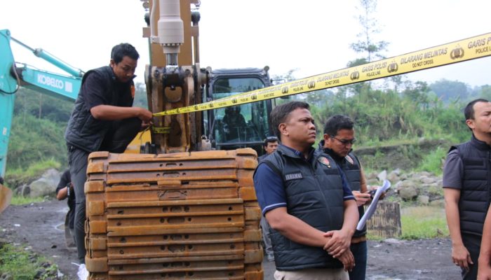 Bareskrim Polri Bongkar Tambang Pasir Ilegal di Kawasan Taman Nasional Gunung Merapi