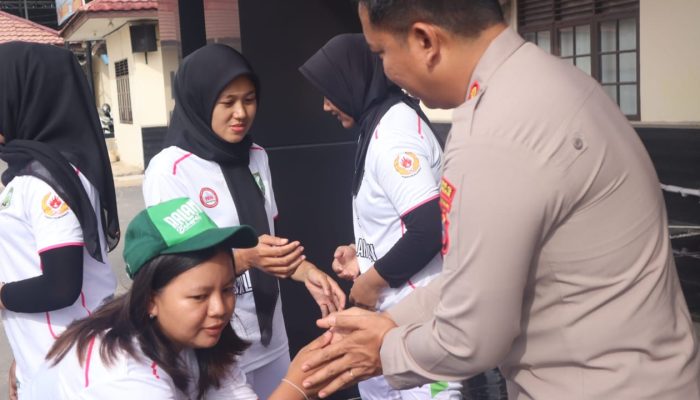 Kapolres Balangan Lepas Tim Bola Voli Berlaga di Porprov Kalsel 2025
