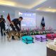 Atraksi K-9 oleh delegasi NCB Brunei Darussalam di Markas Unit Deteksi K-9 BNN Lido, Bogor.