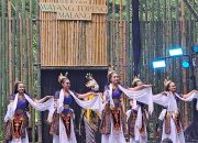 Gebyar Wayang Topeng Malang Warnai Festival Ekonomi Kreatif di Boon Pring