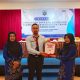 Pejabat Diskominfo Kotabaru membuka workshop manajemen data dan statistik bersama peserta perangkat daerah di Hotel Grand Surya.