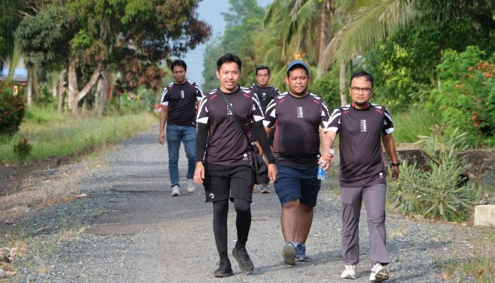 PLN Indonesia Power UBP Asam Asam Catat 28.050 Km Lewat Walk & Run HLN ke-80