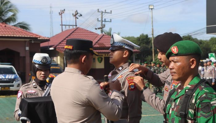 Kapolres Balangan Pimpin Apel Gelar Pasukan Operasi Zebra Intan 2025