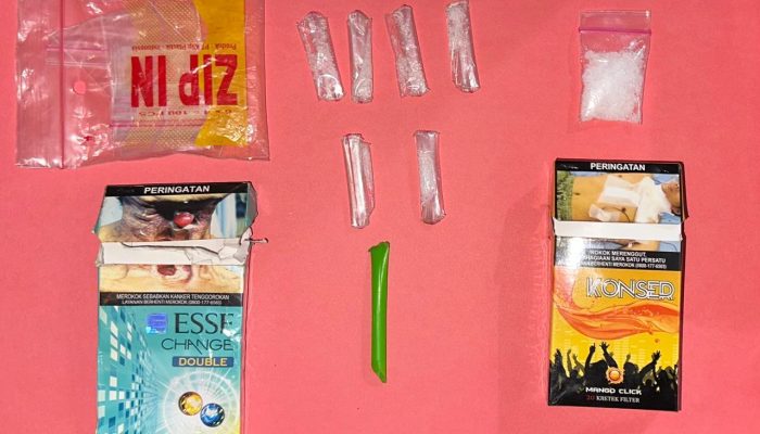 Polres Batola Tangkap Pria Simpan 8 Paket Sabu di Marabahan