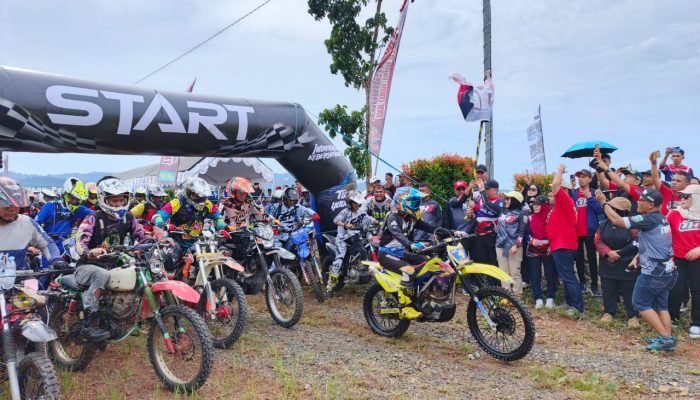 Trabas Hebat 3 Kotabaru: 680 Rider Serbu Jalur Pulau Laut, Adrenalin Berpadu Aksi Sosial