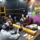 Kemenag Kotabaru dan Radio Gema Saijaan meluncurkan program siaran keagamaan Islam, KH. Muctasor menyampaikan tausiyah di studio RGS