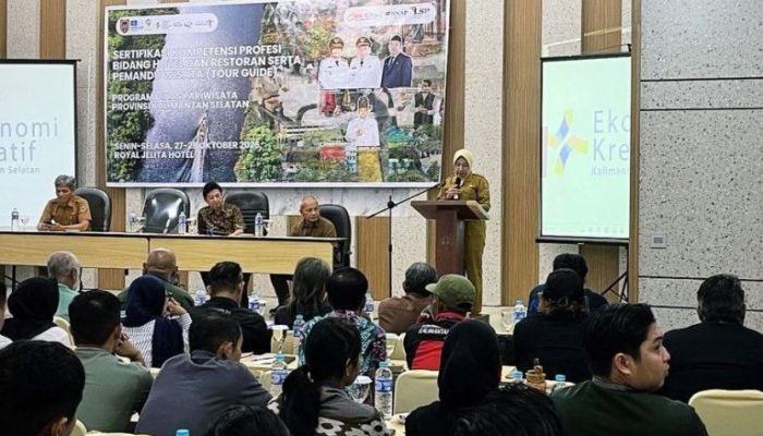 Kalsel Dorong Peningkatan Kompetensi Lewat Sertifikasi Profesi Pariwisata