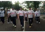 Pj Sekda Kapuas Ikuti Jalan Sehat Hari Bhayangkara ke-79