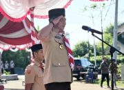 Peringatan Hari Pramuka ke-64 di Kapuas, Bupati Wiyatno Bacakan Amanat Ketua Kwarnas