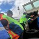 Petugas Pertamina memuat drum BBM ke pesawat perintis untuk dikirim ke wilayah terdampak bencana di Bener Meriah dan Aceh Tengah.