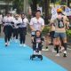 Peserta Fun Run HAKORDIA 2025 berlari di kawasan Titik Nol Kilometer Malioboro Yogyakarta
