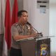 Kapolres Balangan AKBP Yulianor Abdi saat menghadiri peringatan Hari Jadi Reserse Polri ke-78 di Polres Balangan.