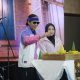 Gagah Eko Wibowo Owner Jaya Wibowo Group bersama istri memotong tumpeng pada perayaan HUT The Alana Hotel Malang, Aston Inn Jemursari Surabaya, dan Aston Mojokerto.