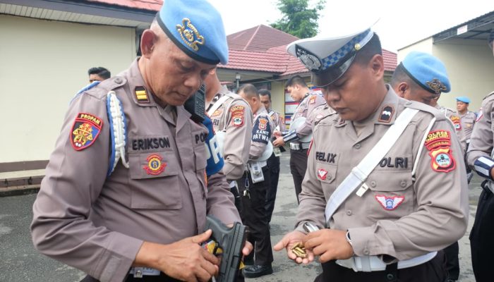 Propam Polda Kalsel Gelar Gaktibplin di Polres Tanah Laut Jelang Nataru dan Haul Guru Sekumpul