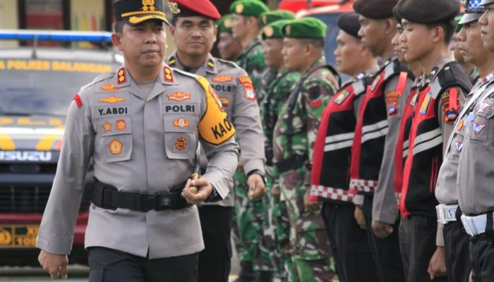 Polres Balangan Gelar Operasi Lilin Intan 2025, Amankan Natal, Tahun Baru, dan 5 Rajab