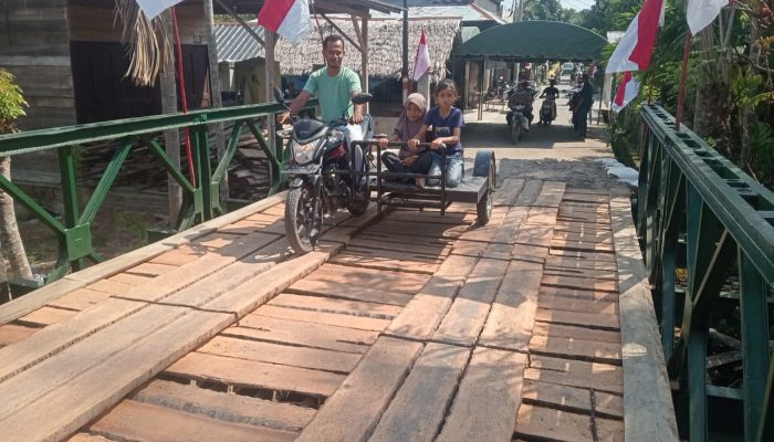 TNI Rampungkan Jembatan Bailey di Bireuen, Akses Warga Pascabanjir Kembali Normal
