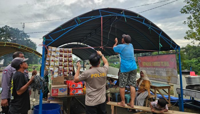 Polsek Muara Uya Dirikan Rest Area Jelang 5 Rajab, Pelayanan Humanis untuk Jemaah Haul Guru Sekumpul