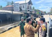 Polres Tabalong Pantau Banjir Akibat Luapan Sungai, Sejumlah Wilayah Mulai Surut