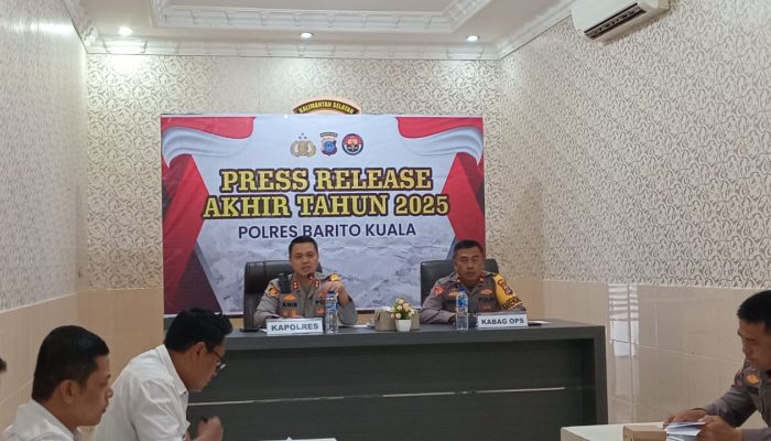 Kriminalitas di Barito Kuala Turun Sepanjang 2025, Polres Catat Tren Positif Kamtibmas