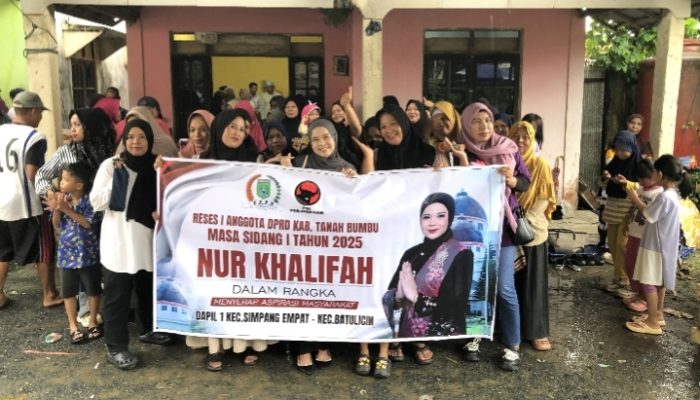 Reses Tungkaran Pangeran, Nurkhalifah Serap Aspirasi Warga