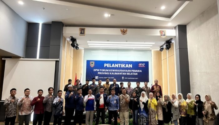 Gerakan Kewirausahaan Pemuda Kalsel Masuk Babak Baru, Struktur Baru FKP Resmi Dilantik