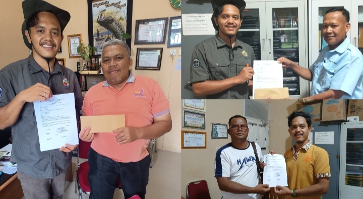 Penyerahan bantuan CSR PT Sungai Rangit Sampoerna Agro kepada gereja di Sukamara dan Kobar