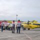 Pesawat Air Tractor Pertamina mengangkut BBM untuk distribusi udara ke Kabupaten Bener Meriah, Aceh.