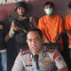 Kapolres Banjar saat konferensi pers pengungkapan kasus pembunuhan di Desa Indrasari Martapura