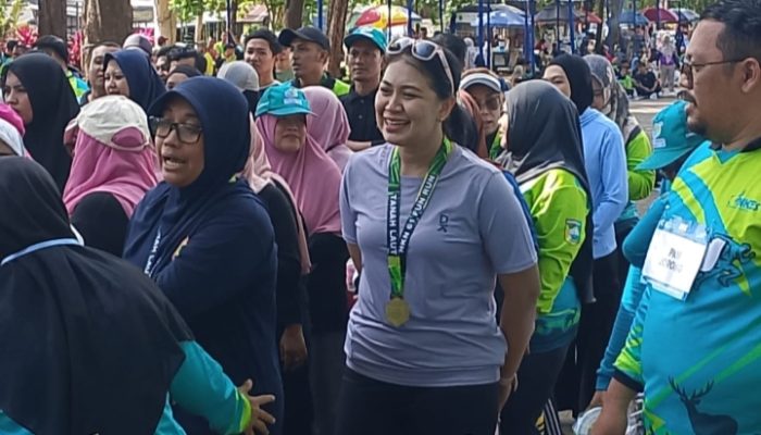 Fun Run–Walk HKN ke-61 Pererat Silaturahmi Keluarga Besar Kesehatan Tanah Laut