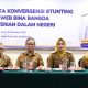 Staf Ahli Bupati Tanah Bumbu membuka kegiatan penguatan data konvergensi stunting melalui Web Aksi Bina Bangda Kemendagri di Banjarbaru.