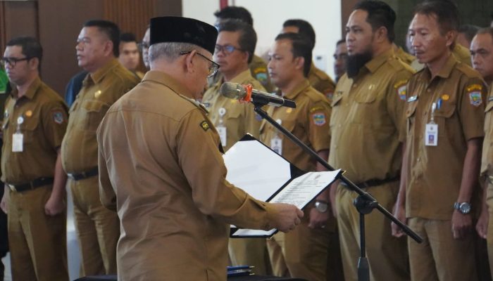 Pemkab Kotabaru Lantik 112 Pejabat, Bupati Dorong Percepatan Pelayanan Publik