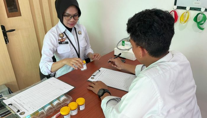 Lapas Batulicin Gelar Tes Urine Petugas dan Warga Binaan