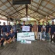 Pelindo Batulicin menyalurkan alat fish finder kepada nelayan Baramundi di Tanah Bumbu, Kalimantan Selatan