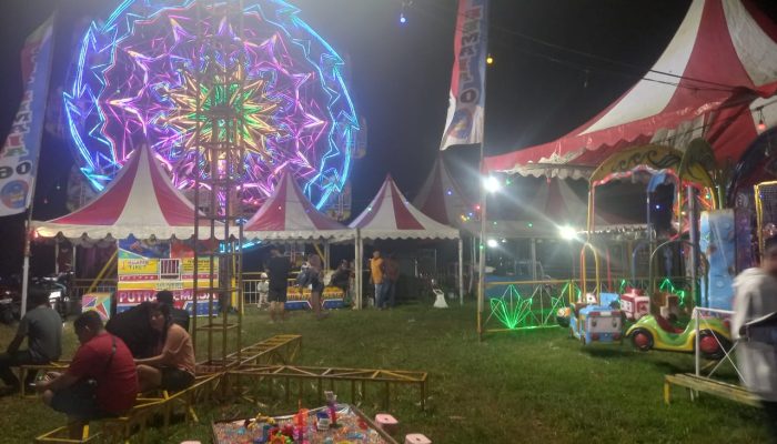 Pasar Malam di Pusat Kota Majalengka Mulai Beroperasi Meski Izin Keramaian Belum Terbit