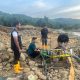 Polisi mengamankan lokasi tambang emas ilegal di Kecamatan Bajuin, Kabupaten Tanah Laut.