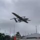 Drone Avia Hybrid TNI AU melakukan pemetaan udara di lokasi longsor Desa Pasirlangu, Kecamatan Cisarua, Kabupaten Bandung Barat.
