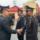 Upacara penganugerahan Satyalencana Pengabdian kepada personel Polres Kotabaru