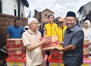 Golkar Tanah Laut Salurkan Bantuan untuk Korban Kebakaran di Pelaihari