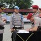 Kapolres Banjar memimpin upacara serah terima jabatan pejabat utama dan kapolsek di Mapolres Banjar