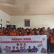 Petugas SDM Polresta Palangka Raya menyampaikan sosialisasi penerimaan calon anggota Polri 2026 kepada pelajar SMA