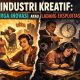 Ilustrasi pekerja kreatif muda Indonesia di industri ekonomi kreatif dan kerja digital