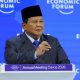 Presiden Prabowo Subianto memaparkan Program Makan Bergizi Gratis dalam forum World Economic Forum 2026 di Davos, Swiss.
