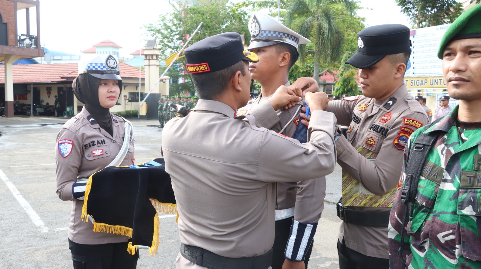 Apel gelar pasukan Operasi Keselamatan Intan 2026 Polres Hulu Sungai Utara